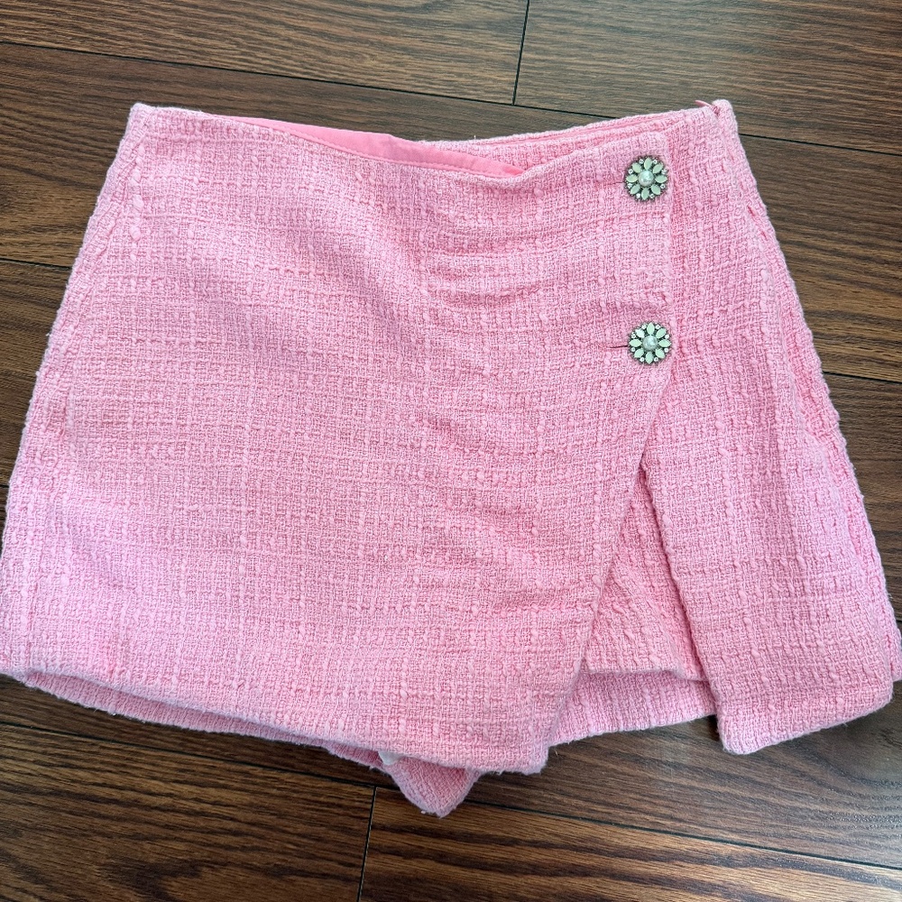 ZARA shorts, skirt pink